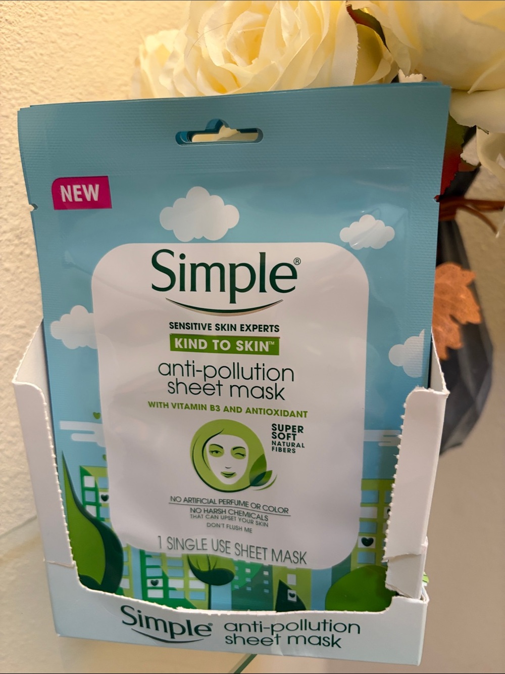 Simple Anti-Pollution Sheet Mask — (1) - Picture 2 of 3